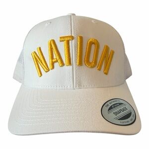 NFL CHIEFS “NATION” SNAPBACK TWILL TRUCKER CAP